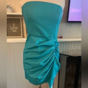 Soft leather dress